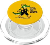 Trans Rights Human Equality Crocodile Streetwear Design for PopSockets PopGrip for MagSafe