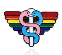 Trans Rights Metal Badge Brooch Lgbt Pride Flag Pin Rainbow Gay Brooch Jewelry Lapel Pins Accessories for Backpack