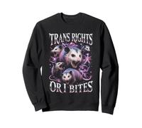 Trans Rights Or I Bites Support Transgender Lgbtq Sweatshirt