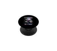 Trans Rights Or I Bites Transgender Opossum Moon PopSockets Adhesive PopGrip