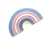Trans Transexual Transgender Gender LGBT Rainbow Pride Flag Metal Pin Badge