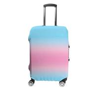 Trans Transgender Flag Funny Luggage Cover Washable Suitcase Protector Travel Baggage Covers