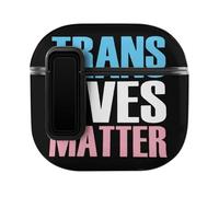 Trans Transgender Lives Matter Cute Case Compatible with AirPods 4 Protective Cover with Automatic Lock