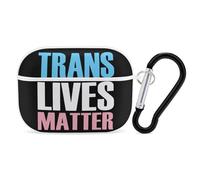 Trans Transgender Lives Matter Cute Case Compatible with AirPods Pro Protective Cover with Keychain