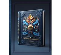 Transaction Register: Comprehensive Accounting Logbook to Record Income, Expenses, Assets, Liabilities & Net Worth | Financial Tracker for Small Business, Freelancers & Personal Use