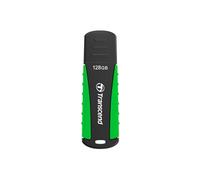 Transcend 128GB JetFlash 810 USB 3.1 Gen 1 Flash Drive TS128GJF810 | USB 3.2 Gen 1 Memory Stick, Rubber Case, Shock Resistant, Sporty color scheme
