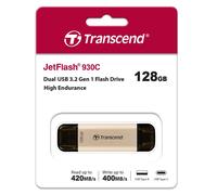 Transcend 128GB JetFlash 930C USB 3.2 Gen 1 Flash Drive TS128GJF930C, Rose Gold