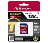 Transcend 128GB SDXC/SDHC Class 10 UHS-I 600x (Ultimate) Memory Card
