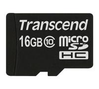 Transcend 16GB microSDXC/SDHC Class 10 (Premium) with Adapter