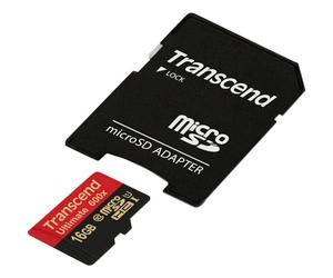 Transcend 16GB microSDXC/SDHC Class 10 UHS-I 600X (Ultimate) Memory Card