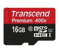 Transcend 16GB microSDXC/SDHC Class 10 UHS-I (Premium) Memory Card
