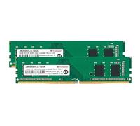 Transcend 16Go KIT JM DDR4 2666Mhz U-DIMM 1Rx16 1Gx16 CL19 1.2V | PC4-21300, 288 Pin Unbuffered Non ECC, 1.2V, PC Computer Upgrade
