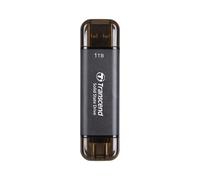 Transcend 1TB External SSD ESD310C USB 10Gbps Black 1T