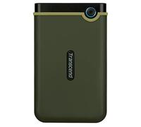 Transcend 1TB StoreJet 25M3G USB 3.1 Portable Hard Drive Rugged, Anti-Shock Resistant, Compact and Lightweight with Lightning-Fast Speeds and a One Touch Backup Button (Military Green) TS1TSJ25M3G