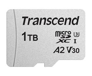 Transcend 1TB USD300S microSD Card, 100MB/s, 4K, U3, V30, A2 | microSDXC Memory Card with Adapter for Nintendo-Switch, Steam Deck, ROG Ally, MSI Claw, DJI, Insta360, Action Camera