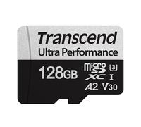 Transcend 340S microSDXC UHS-I U3 V30 A2 Memory Card with Adapter 128GB