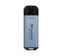 Transcend 512GB ESD300 Portable SSD 1050MB/s Type C, Sky Blue, Thumb Drive