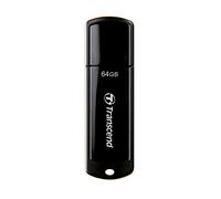Transcend 64GB JetFlash 700 USB 3.0 Flash Thumb Drive, Black | USB 3.2 Gen 1 Memory Stick, Keychain Design, Data Storage and Backup for Photos, Video, Musics