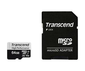 Transcend 64GB microSDXC 330S High Performance Memory Card
