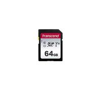 Transcend 64GB SDXC 300S Memory Card, Class 10, U3, V30, 95MB/s Eco packaging