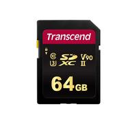 Transcend 64GB SDXC CARD Class 10 UHS-II U3 MLC V90 (R 285MB/s | W 180MB/s) | ✅ 5 years warranty