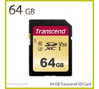 Transcend 8/16/32/64GB SD 500S Memory Card Class 10 V30 Fast With Mlc Flash New