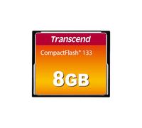 Transcend 8GB CompactFlash 133 Memory Card (CF Card) Up to 50/20 MB/s, Supports Ultra DMA transfer mode 4 with MLC NAND Flash appropriate for entry-level DSLRs TS8GCF133