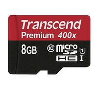 Transcend 8GB microSDXC/SDHC Class 10 UHS-I (Premium) Memory Card