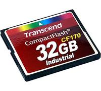 Transcend Industrial CompactFlash memory card - 32 GB, Red (TS32GCF170)