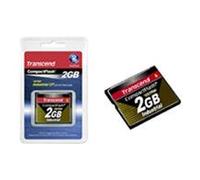 Transcend CFCard 2GB Industrial 100X PIO Mode Memory Card 2 GB CompactFlash (CF) 1000000h, 3.3/5V, -40-85°C, 11.4g