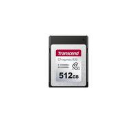 Transcend CFexpress830 Memory Card 512GB, Up to 3500MB/s, 4K8K Video Capture for Canon EOS/Nikon/Panasonic/FUJIFILM/BlackmagicCINEMA, PCle Gen4x2 NVMe, CFexpress Type B, Filmmaker/Professional Creator