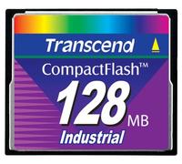 Transcend Compact Flash Card (CF) Industrial 45X Memory 128 MB