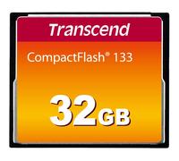 Transcend CompactFlash 32GB 133x Memory Card CF Type I Ultra DMA 4 65MBs Card