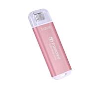 Transcend ESD300 512GB USB-C External SSD 1050MB/s Ideal for iPhone 17/16/15 Pro, MacBook& iPad Pro, High-Speed Data Backup& Transfer TS512GESD300P