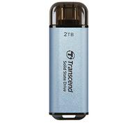Transcend ESD300 Thunderbolt technology 2 TB USB Type-A to USB Type-C USB 3.2 Gen 2x2 Blue