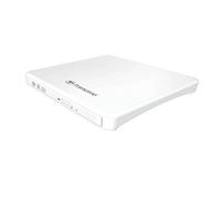 Transcend Extra Slim Portable DVD Writer - White