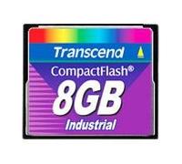 Transcend Industrial 45X 8192 MB Compact Flash Memory Card