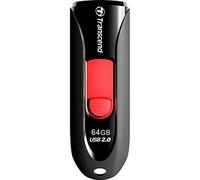Transcend JetFlash 590 64GB Flash Drive with USB2.0 connector - Black