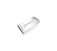 Transcend JetFlash 710 128GB USB 3.1 Gen 1 Flash Drive, Small and Compact USB Stick for the Keychain, Silver-TS128GJF710S