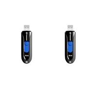 Transcend JetFlash 790 16GB USB 3.0 Flash Drive (USB 3.1 Gen 1 / USB 3.2 Gen 1)-Black with Frustration Free Packaging TS16GJF790KBE (Pack of 2)