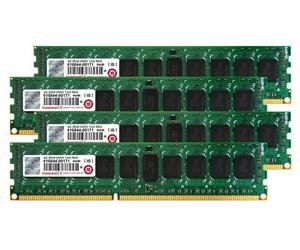 Transcend JetMemory TS16GJMA533N Main Memory for DDR3-RAM Kit 16GB (4x 4GB, 1333MHz, CL9) for Apple Mac Pro