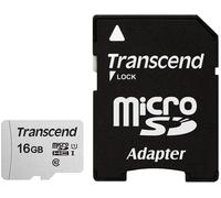 Transcend microSD Card SDHC 300S 16GB with Adapter