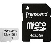 Transcend microSD Card SDHC 300S 32GB with Adapter