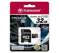 Transcend microSDXC/SDHC Class 10 UHS-I 32GB with Adapter