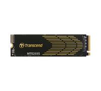 Transcend 2TB MTE255S M.2 2280 PCIe Gen4x4 SSD, with Graphene Heatsink, Single Sided, 3D TLC, MVMe Internal Gaming SSD, Up to 7,400/5,200 MB/s - TS2TMTE255S