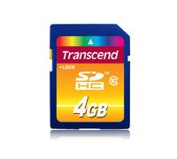 Transcend TS4GSDHC10 4GB SDHC Class 10 memory card