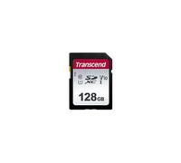 Transcend SDC300S 128GB SDXC Class 10 U1 V10 Memory Card, Speed up to 100MB/s for Digital Cameras TS128GSDC300S