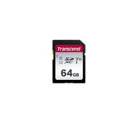 Transcend SDC300S 64GB SDXC, C10, U1, V10 Memory Card, Speed up to 100MB/s for Digital Cameras