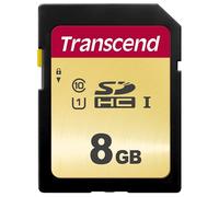 Transcend SDC500S 8GB SDHC Class 10 U1 Memory Card, Speed up to 95/20MB/s for Digital Cameras TS8GSDC500S