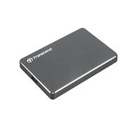 Transcend StoreJet 25C3N 1TB Portable Hard Drive, USB 3.1 Gen 1 (5Gbps), Ultra-Slim Aluminum Casing -TS1TSJ25C3N